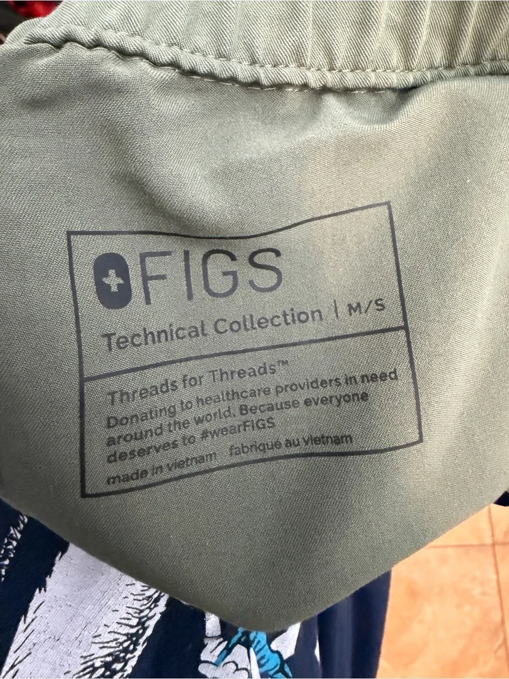 Men's Figs Olive Green Utility Scrub Drawstring Pants
